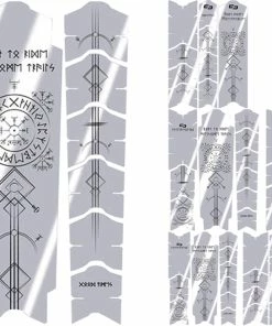 Unleazhed Unscratch Frame Film De Protection Pour Cadre - Runes Of Shred Black Glossy