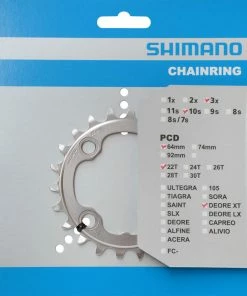 Shimano XT Plateau Pour FC-M782 22 Dents (AN)